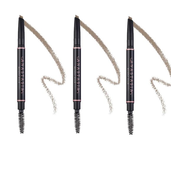 41% SALE 💛 3 x Anastasia BLONDE Brow Definer Triangular Brow Pencils ✨BNIBs - Picture 1 of 10